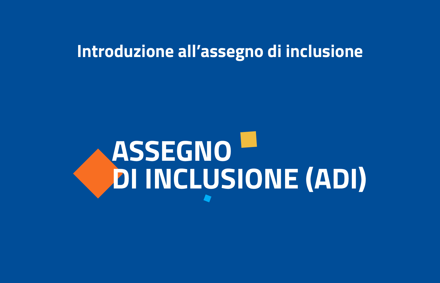 Introduzione ADI