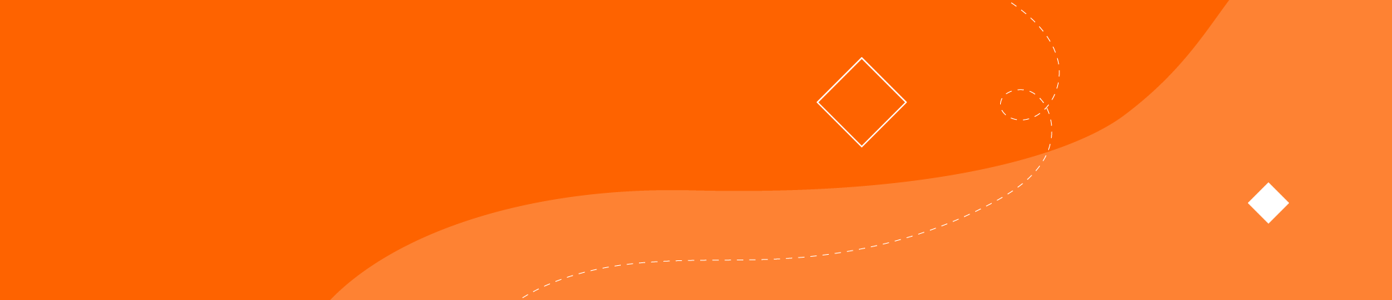 Banner arancione